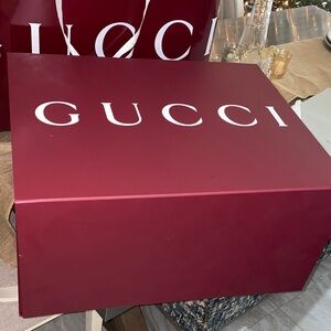 Gucci Maroon Accent Box